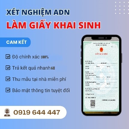 Xét nghiệm ADN làm khai sinh