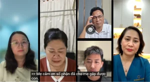 Ket qua xet nghiem ADN tim me con sau 33 nam tai Vien Loci